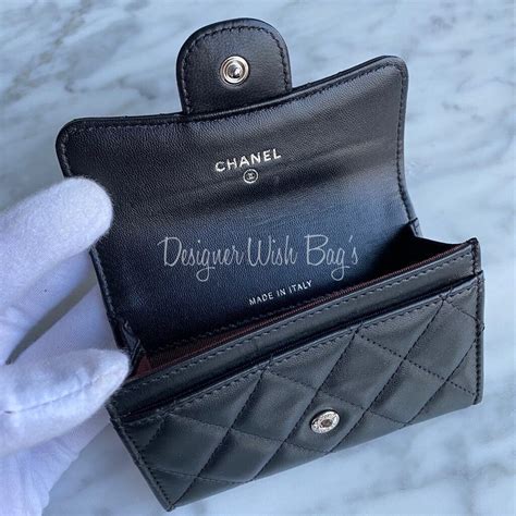 chanel card holder xl|vintage chanel card holder.